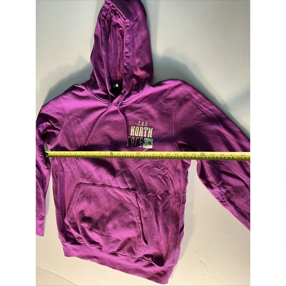 The North Face Men's Purple Hoodie Size Medium